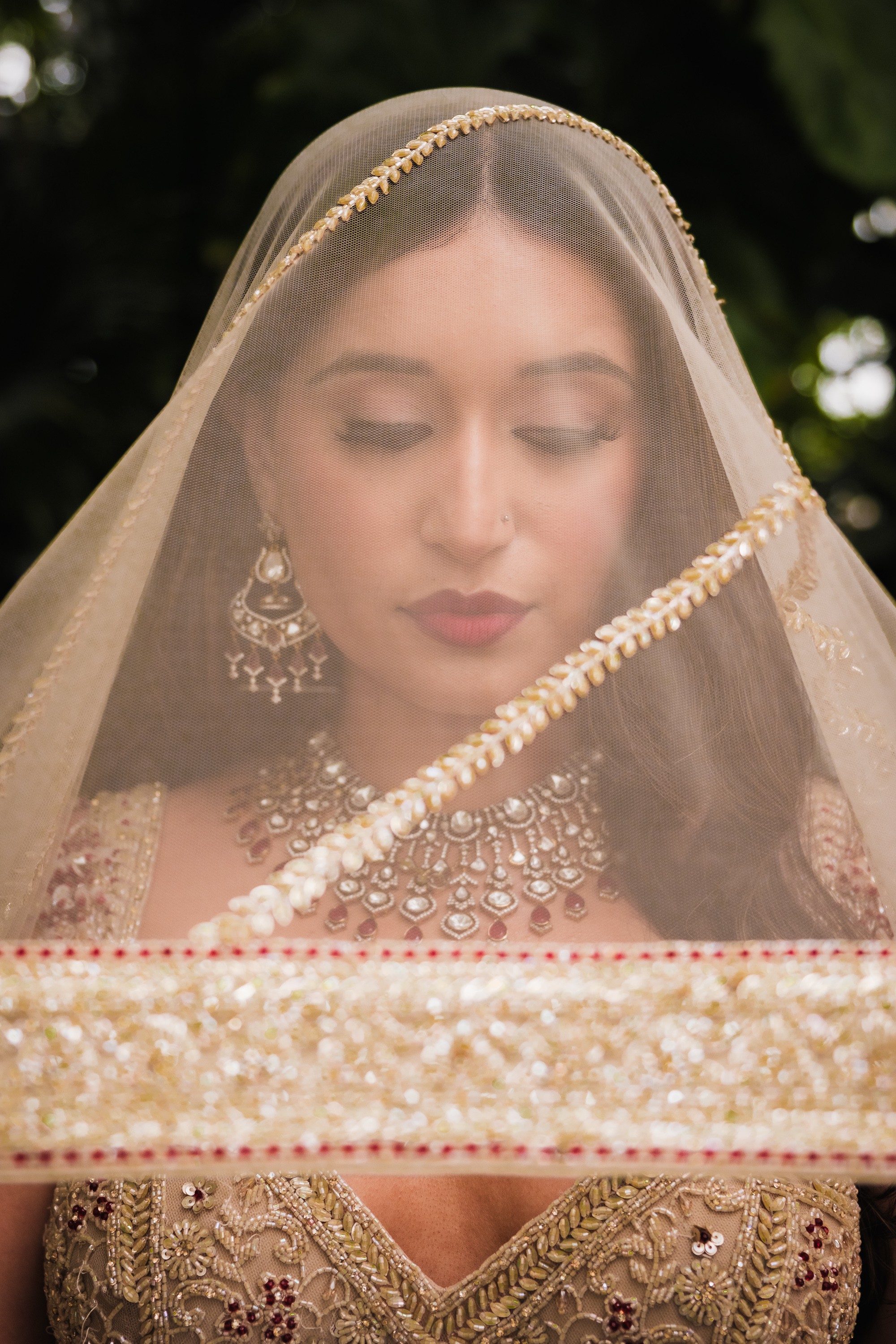 An Indian bridal session at the Conservatory of Flowers in Golden Gate Park