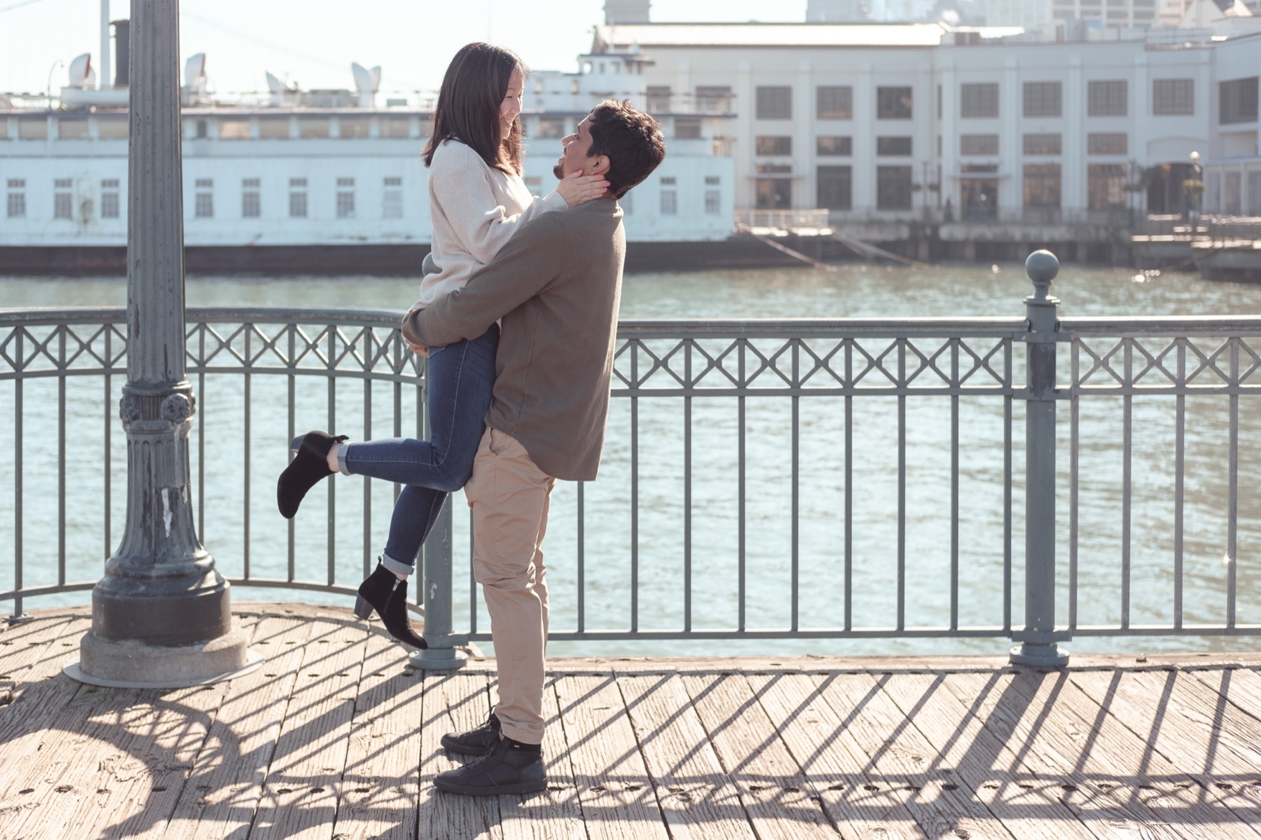 Monica and Neeloy — an engagement session in downtown San Francisco